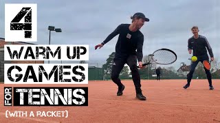 4 Warm Up Games For Tennis - Ep 2/2 (With a Racket)