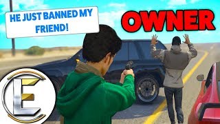 THE OWNER BANNED MY NEW FRIEND - GTA RP (HID A Gun IN My BUTT From the Police!) screenshot 5