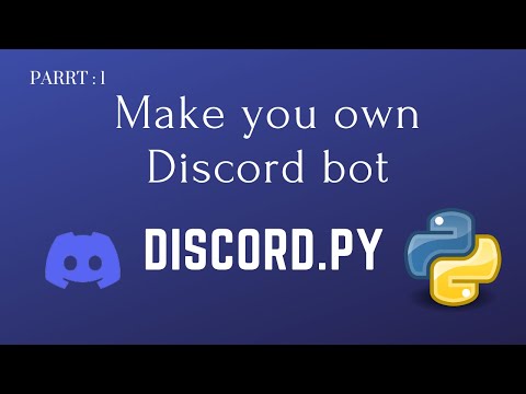 Python : Making Discord Bot (Part 1)