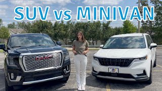 SUV vs MINVAN: THE GREAT DEBATE
