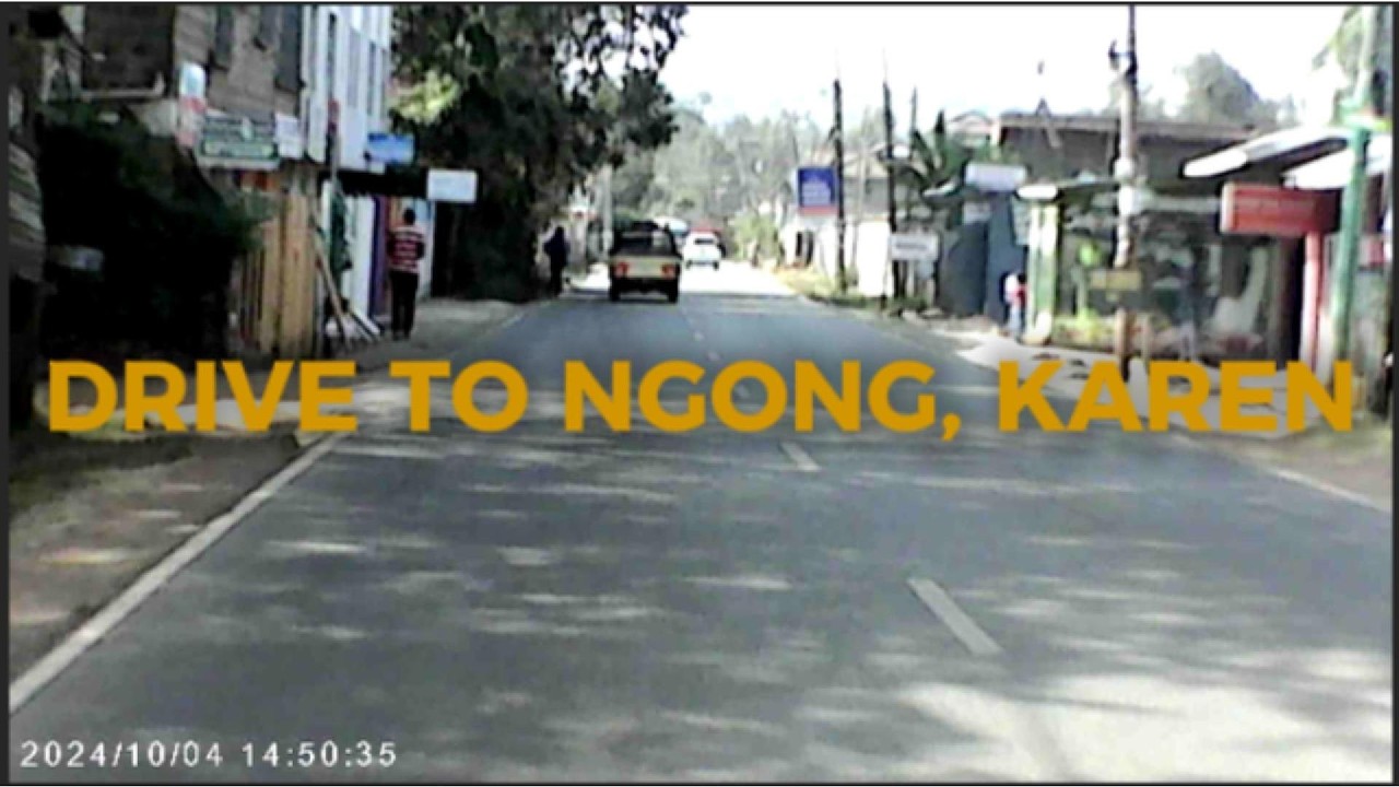 DRIVE TO NGONG, KAREN