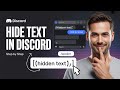 How to Hide Text in Discord – Step-by-Step Guide!