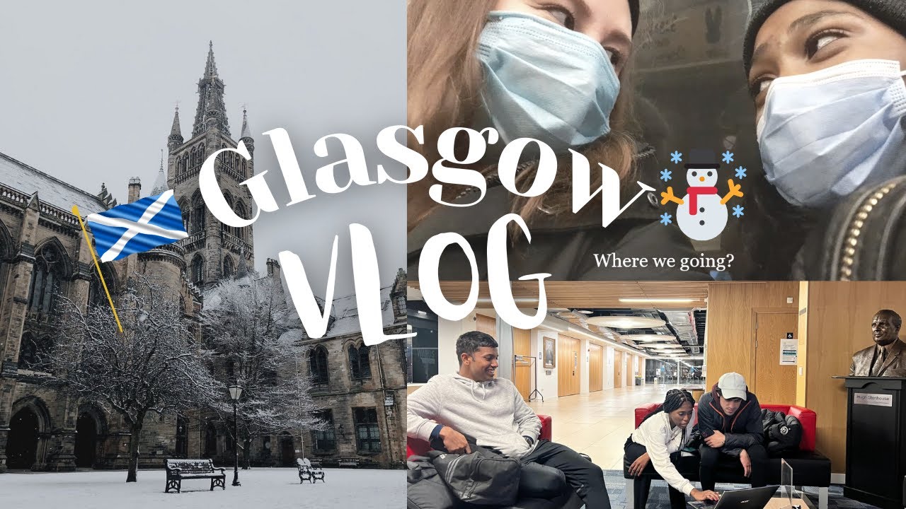 Glasgow vlog | Day in the life of a University student in Glasgow Scotland.