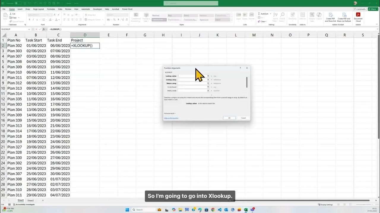 How to Look up Data in another Excel Spreadsheet - YouTube