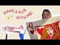 TUFT A RUG WITH ME | my process creating a detailed rug with a tufting gun