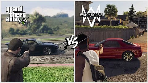 GTA 5 VS WATCH DOGS 2 | Best Comparison