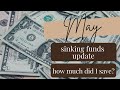 💰MAY SINKING FUNDS UPDATE I LOW INCOME I DIGITAL CASH ENVELOPE SYSTEM I QUBE MONEY💰