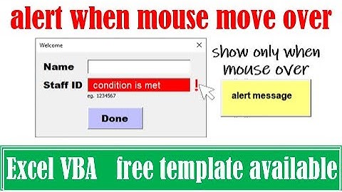 Show comment on UserForm when mouse move over