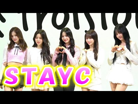 STAYC、日本のファンの前で日本語披露＆ファンサ連発「troistouch」新CM記者発表会