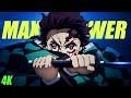 4k anime  tanjiro max poweramvedit middle of the night