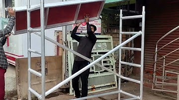 Aluminium Scaffold Assembly #MadeinIndia Strong built #building #construction #work