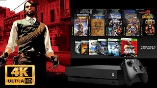 Xbox One X Gets The Biggest Game Of All Time In Native 4K! Red Dead Redemption & Many More!