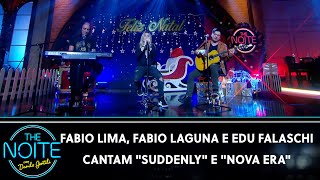 Fabio Lima, Fabio Laguna e Edu Falaschi cantam 