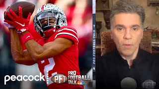 Saints draft Chris Olave 11th in first trade of 2022 NFL Draft | Pro Football Talk | NBC Sports