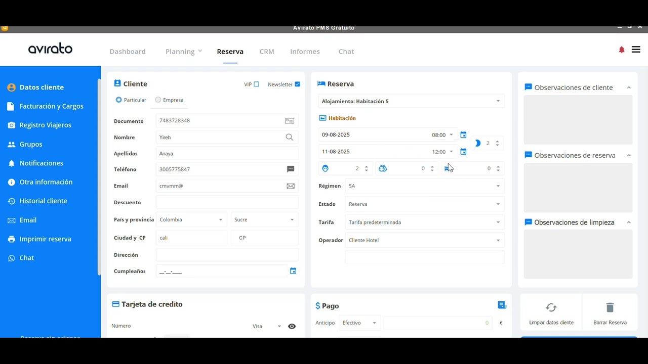 Tutorial software Hotelero