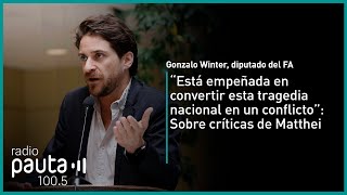 “Está empeñada en convertir esta tragedia nacional en un conflicto”: Winter y  críticas de Matthei