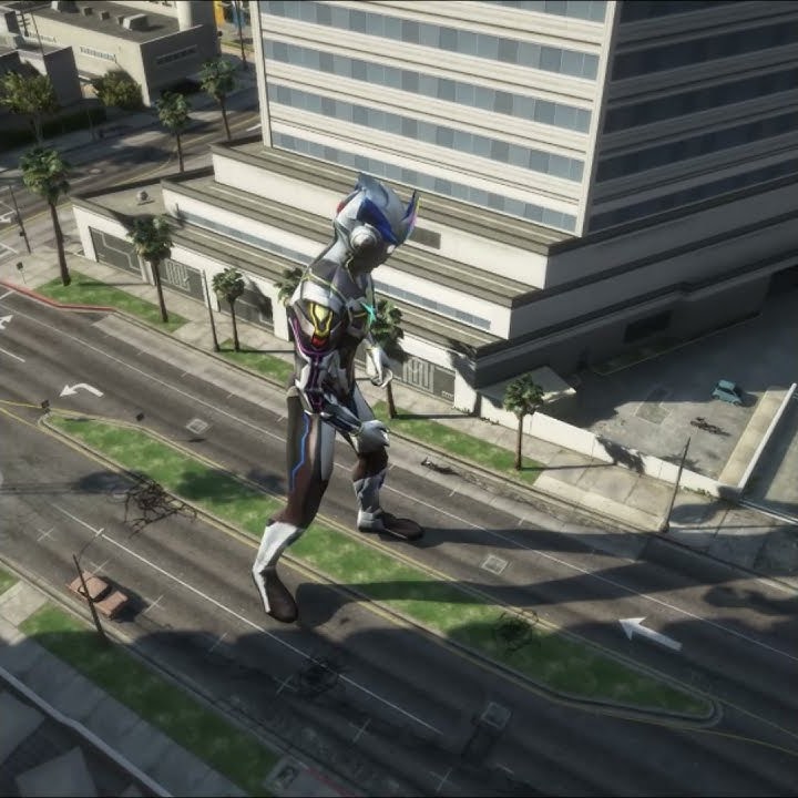 ultramanexcedx Vs Godzilla Vs king kong , GTA V MODS 12