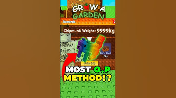 😱*HURRY* NEW MOST O.P CHUBBY CHIPMUNK METHOD?! (MAX Kg FAST) | Grow A Garden SECRET #growagarden