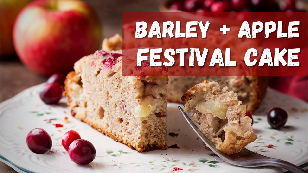 15Minute Barley Apple Cake Recipe For Shavuot GuiltFree Barley Cake