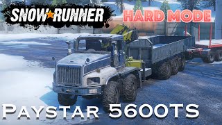 : SnowRunner Hard Mode [SPECIAL] Paystar 5600TS Unlock + Raised + AWD + Diff Lock