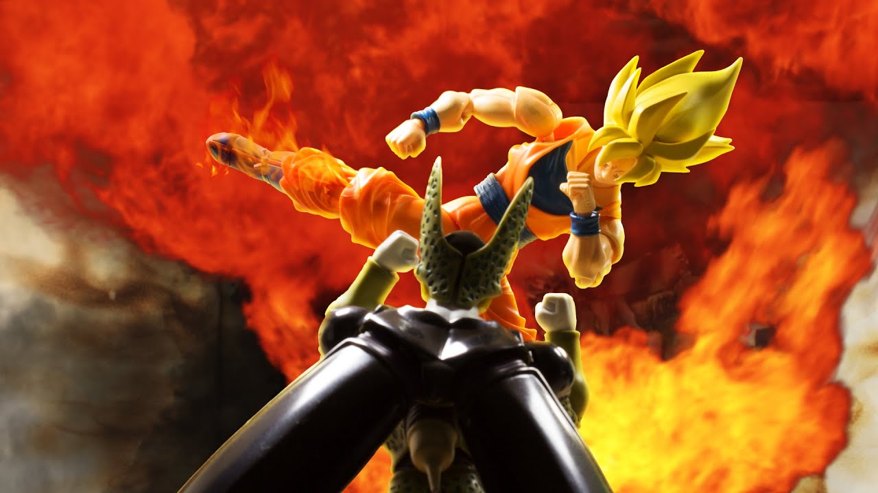 Dragon Ball Z Stop Motion Goku vs Cell -Cell´s Revenge- Episode1 - YouTube