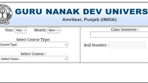 GNDU RESULTS | HOW TO CHECK GNDU RESULT  | DAV COLLEGE RESULT | CHECK RESULT OF COLLEGES UNDER GNDU