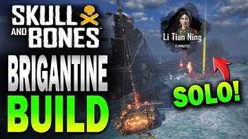 INSANE BUILD for the BRIGANTINE!! Skull and Bones