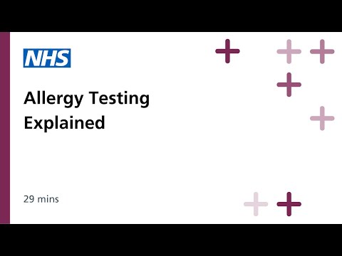 Video: Allergy Tests - Allergy Test, Diagnosis