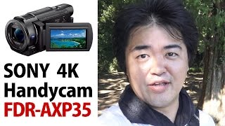ソニー4KハンディカムFDR-AXP35 空間光学手ブレ補正で4K撮影してみた