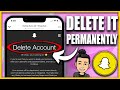 How to Delete Snapchat Account (2024) | DELETE My Snapchat Account (Permanently)