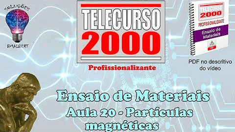 Como é feito o ensaio de partícula magnética?