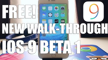 iOS 9 Beta 1?! - FREE! Exclusive Walkthrough (iPhone 6 Plus)