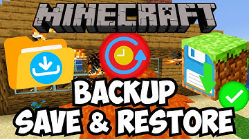 How to SAVE/BACKUP & Download Minecraft Worlds TUTORIAL: TRANSFER & FIX Corrupted Minecraft Worlds