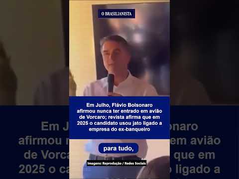 🚨 Flávio Bolsonaro disse que nunca entrou em avião de Vorcaro; revista aponta voo em 2025