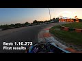 First result on Mayak kartdrome | Clockwise 1200m | Sodi RT-8 Club | GoPro