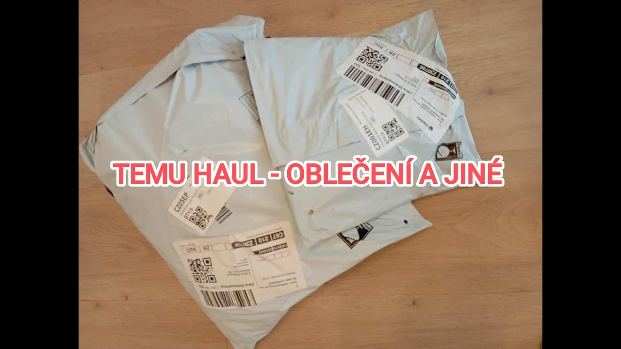 TEMU HAUL - OBLEČENÍ, SPODNÍ PRÁDLO A DALŠÍ