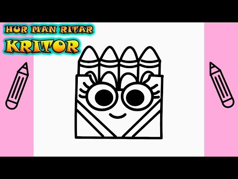 Hur man ritar KRITOR| Rita Det Själv | Lär dig att rita enkelt