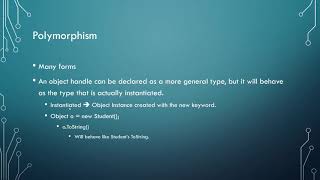 C# Object Oriented Programming Principles Part 1