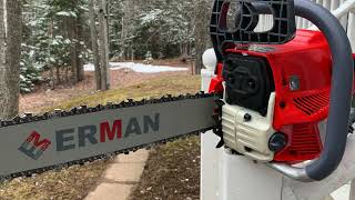 Cheap Chain Saw Mill - Erman Review Part 2