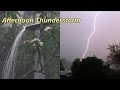 Afternoon Thunderstorm. Overflowing Aquaponics &amp; a well watered patch. Nov 2015