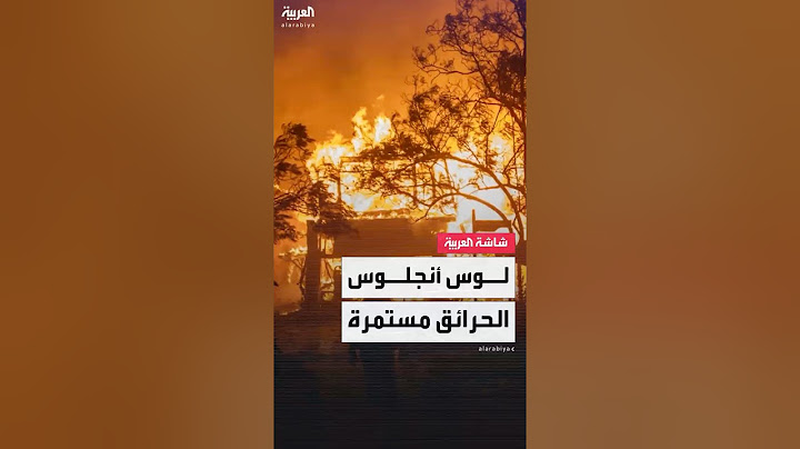 مشاهد تظهر استمرار الحرائق في لوس أنجلوس الأميركية