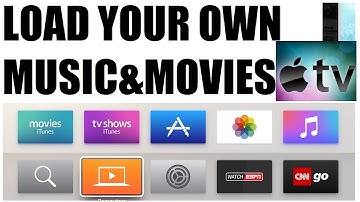 Load your own music and movies on Apple TV 4th generation for offline play