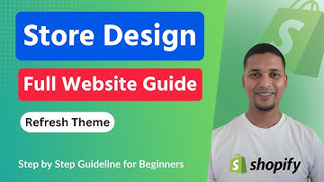 Shopify Store Design Tutorial 2025 💻 Full Website Guide ✅ Refresh Theme