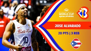 🇵🇷 Jose Alvarado delights the crowd | 20 PTS | 3 REB | #FIBAWC 2023 Qualifiers