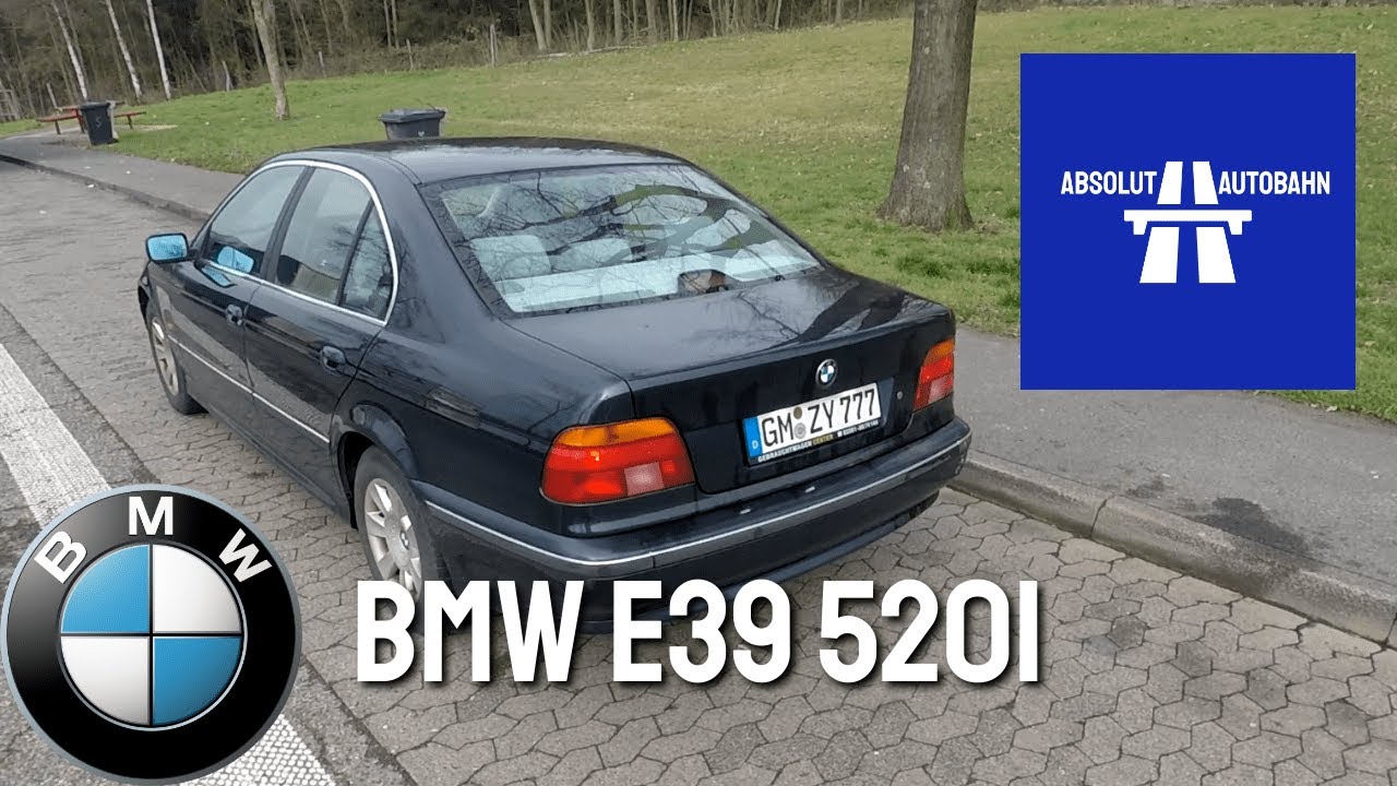 BMW E39 520i Top Speed Test Drive on Autobahn | Absolut Autobahn