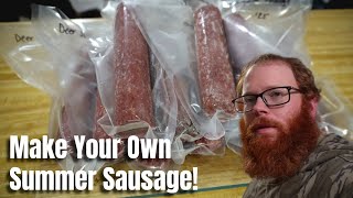 Grinding, Stuffing, And Smoking Deer / Venison Summer Sausage 2025 