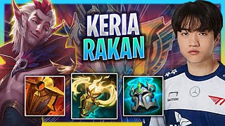 LEARN HOW TO PLAY RAKAN SUPPORT LIKE A PRO! | T1 Keria Plays Rakan Support vs Rell!  Season 2023