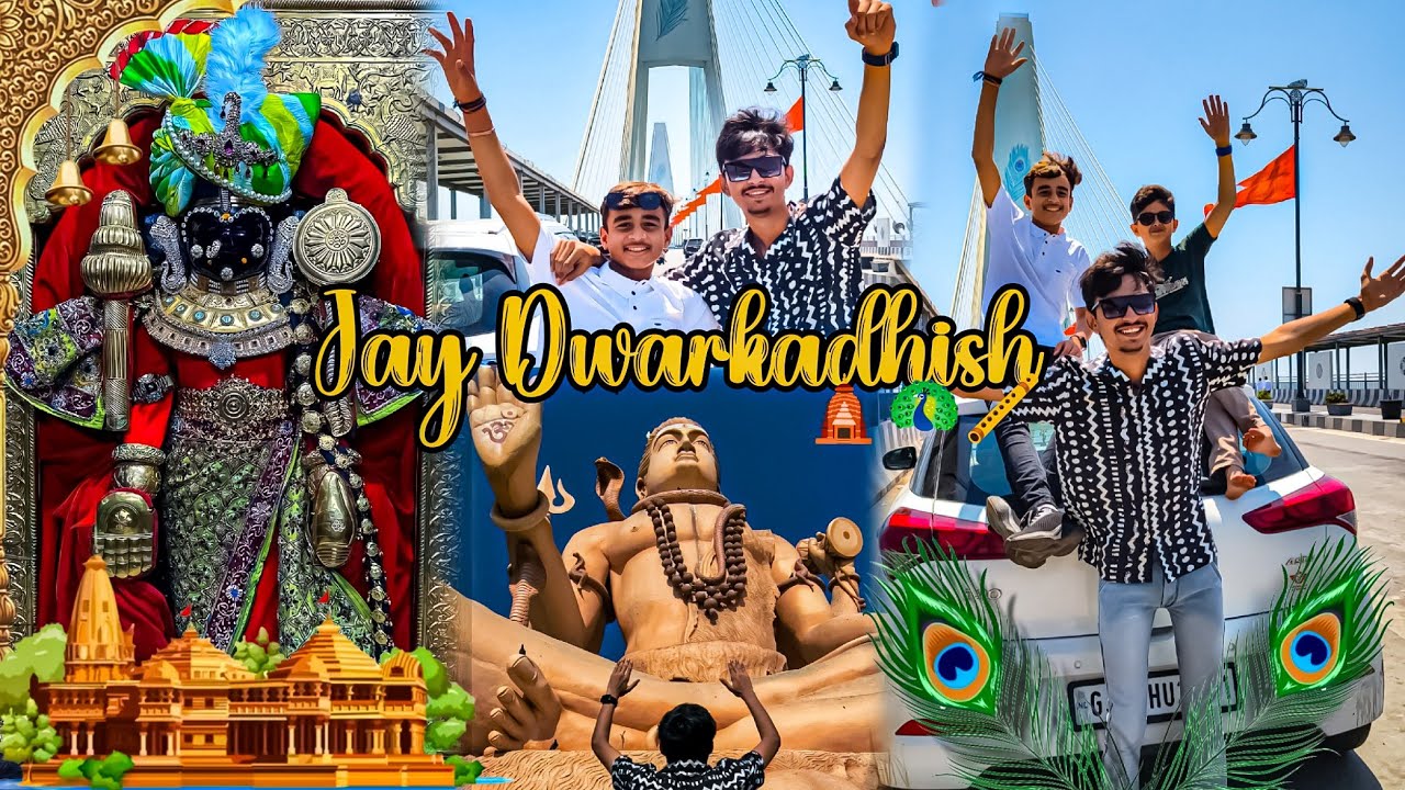 Krishn Nagari Dwarka| Dwarka Vlog | Temple Tour, Nageshwar jyotirlinga, and Road Trip Fun!