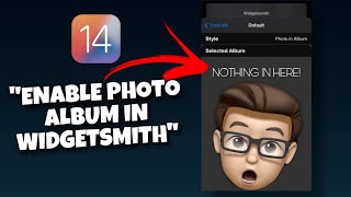 iOS 14 Home Screen Setup | How To Enable Photo Album In Widgetsmith screenshot 4