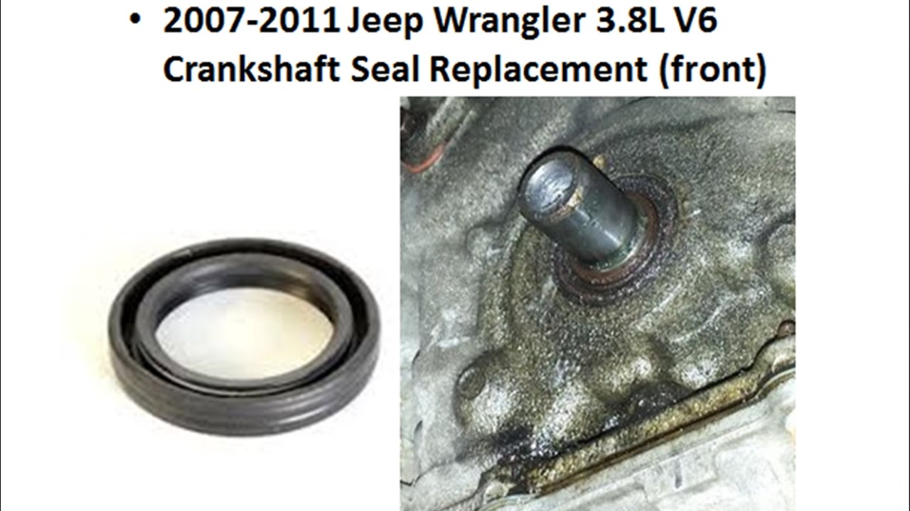 2007-2011 Jeep Wrangler JK () Crankshaft Seal Removal and Install -  YouTube